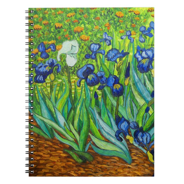 Van Gogh Irises Anteckningsbok (Framsidan)
