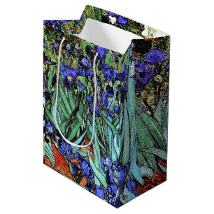Van Gogh Irises blommor, blommigtträdgård somgå