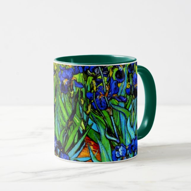Van Gogh - Irises, bra konsmålning Mugg (Framsida höger)