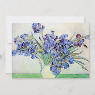 Van Gogh Irises Bröllopsinbjudan Inbjudningar