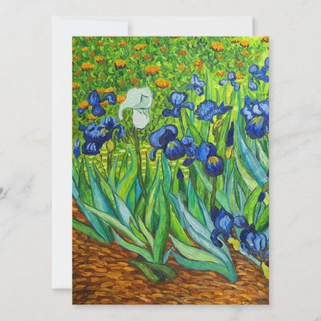 Van Gogh Irises Card (Framsida)
