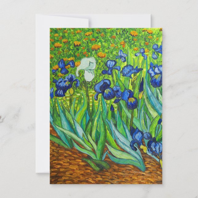 Van Gogh Irises Card (Framsida)
