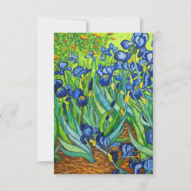 Van Gogh Irises Card (Framsida)