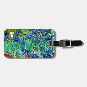 Van Gogh Irises (F608) Vintage Fine Art Bagagebricka