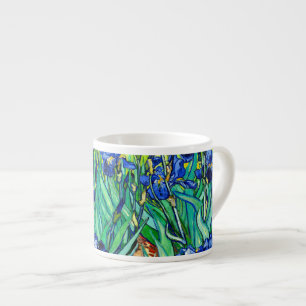 Van Gogh Irises (F608) Vintage Fine Art Espressomugg