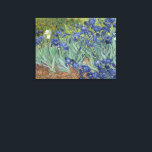 Van Gogh Irises Fine Art Painting  Canvastryck<br><div class="desc">Fine art painting,  Irises (1889) by the famous Vincent van Gogh,  depicting a field with wild blue irises,  Shades of green,  blue,  brown.</div>