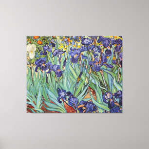 Van Gogh Irises Impressionist Painting Canvastryck
