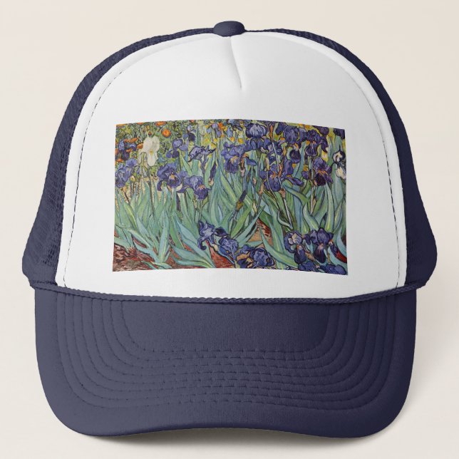 Van Gogh Irises Impressionist Painting Keps (Framsida)