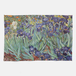Van Gogh Irises Impressionist Painting Kökshandduk