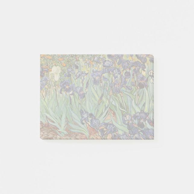 Van Gogh Irises Impressionist Painting Post-it Block (Framsida)