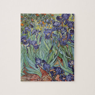 Van Gogh Irises Impressionist Painting Pussel
