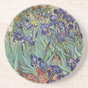 Van Gogh Irises Impressionist Painting Underlägg Sandsten