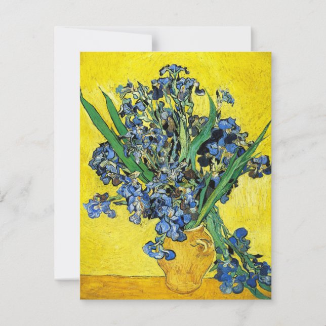 Van Gogh Irises-inbjudningar Inbjudningar (Framsida)