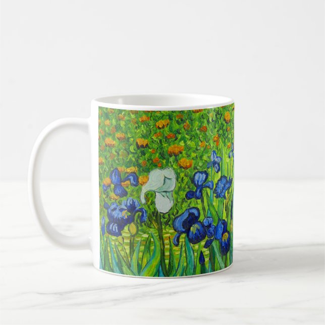 Van Gogh Irises Kaffemugg (Vänster)