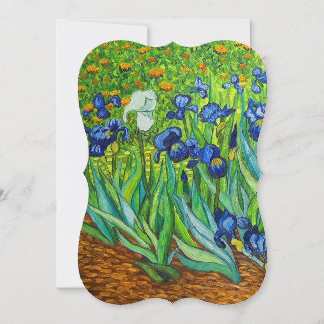 Van Gogh Irises-kort (Framsida)