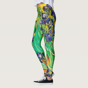 Van Gogh Irises/Lila/St. Remys Leggings