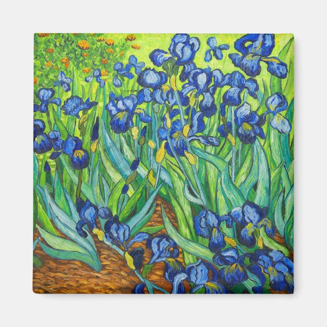 Van Gogh Irises Magnet (Framsidan)