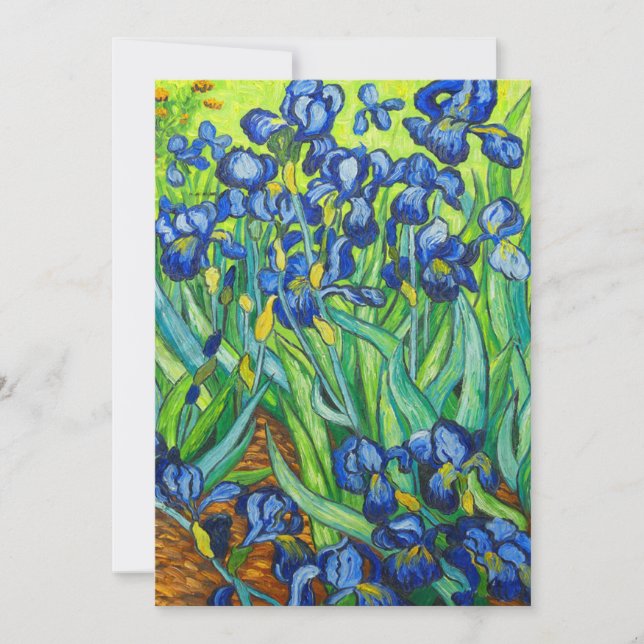 Van Gogh Irises Meddelande (Framsida)