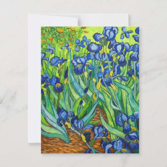 Van Gogh Irises OSA Kort (Framsida)