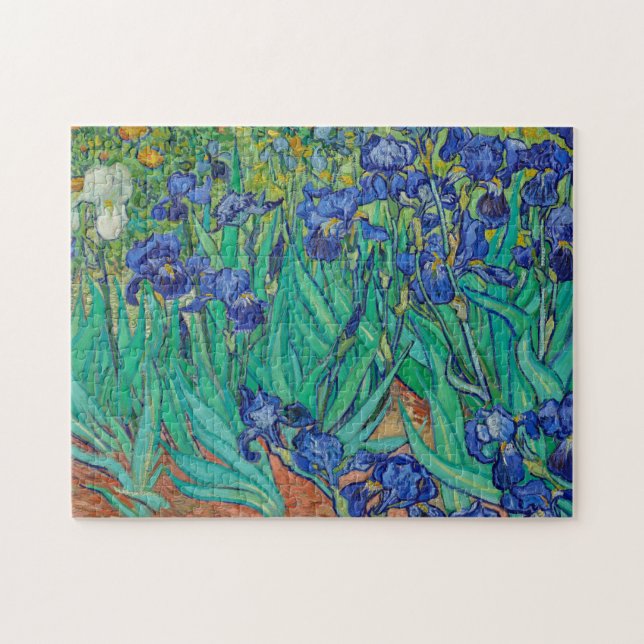 Van Gogh Irises Painting Pussel (Horisontell)