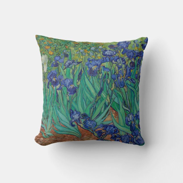 Van Gogh Irises Pillow Kudde (Framsida)