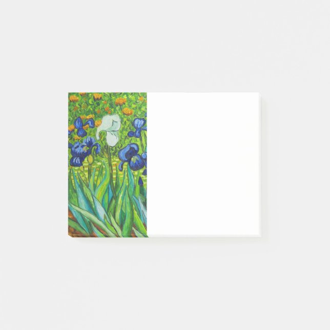 Van Gogh Irises Post-it Block (Framsida)