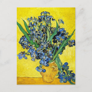 Van Gogh Irises Postcard Vykort