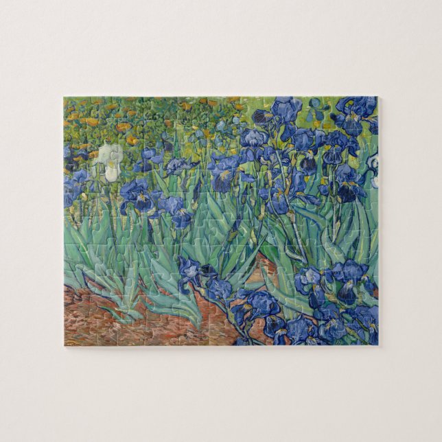 Van Gogh Irises Puzzle Pussel (Horisontell)
