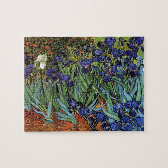 Van Gogh Irises Puzzle Pussel (Horisontell)