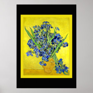 Van Gogh - Irises ramed Poster