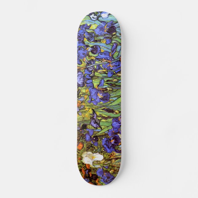 Van Gogh: Irises Skateboard Bräda 19,5 Cm (Framsida)