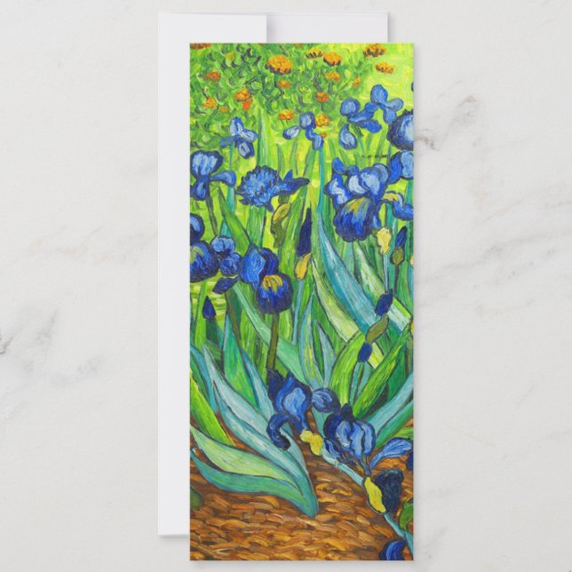 Van Gogh Irises Spara Datumet (Framsida)