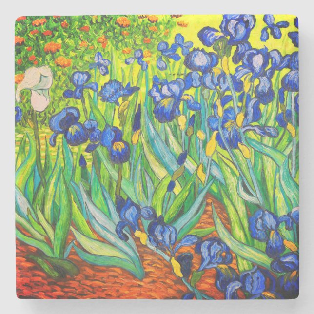 Van Gogh Irises Stenunderlägg (Framsidan)