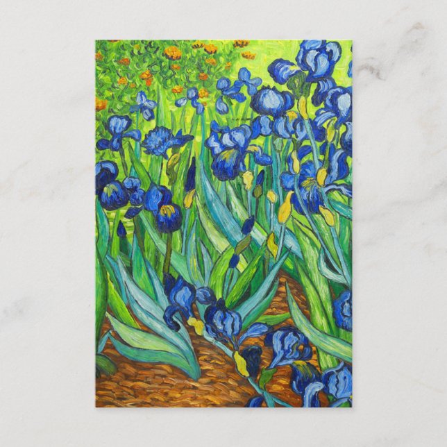 Van Gogh Irises Tilläggskort (Framsida)