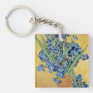 Van Gogh Irises Vas Blåa blommor Vintage Art