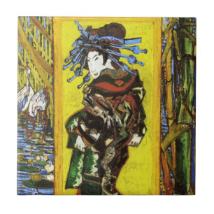 Van Gogh Japonaiserie Oiran belägger med tegel Kakelplatta