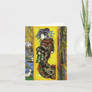 Van Gogh Japonaiserie Oiran Note Card Kort