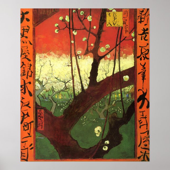 Van Gogh Japonaiserie Poster (Framsidan)