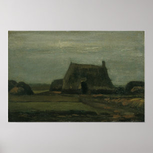 Van Gogh - Jordbruk med torv Poster