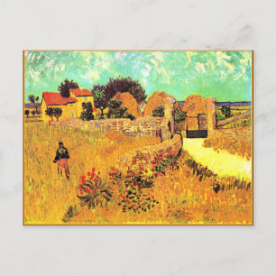 Van Gogh - Jordbrukshus i Provence Vykort