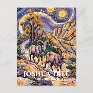 Van Gogh Joshua Tree Wildlife Får & Anpassad Text Vykort