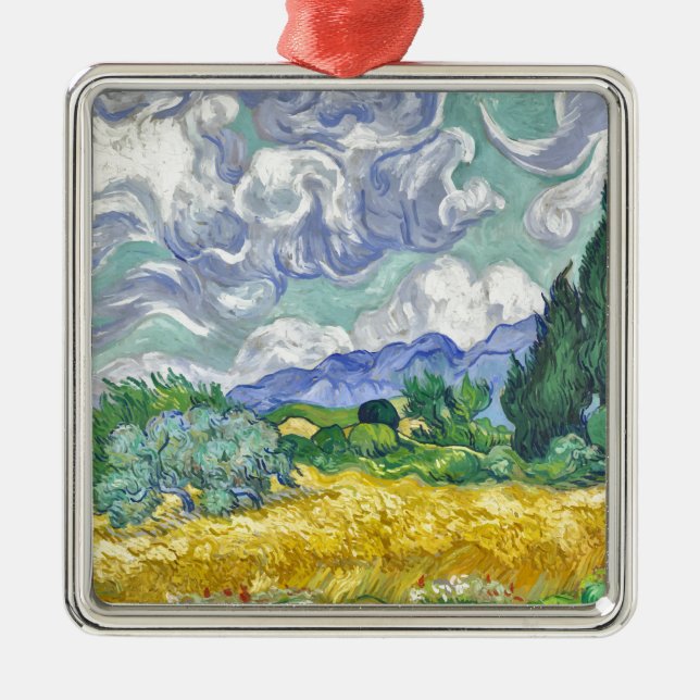 Van gogh julgransprydnad metall (Framsidan)