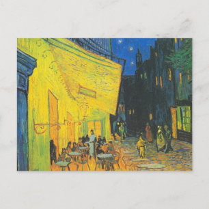 Van Gogh Kafé Terrace Fransk Gatuvy Vykort