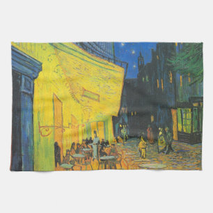 Van Gogh Kafé Terrass Fransk Gatuvy Kökshandduk