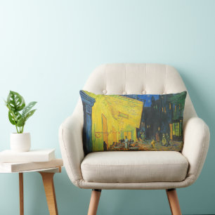 Van Gogh Kafé Terrass Fransk Gatuvy Lumbarkudde
