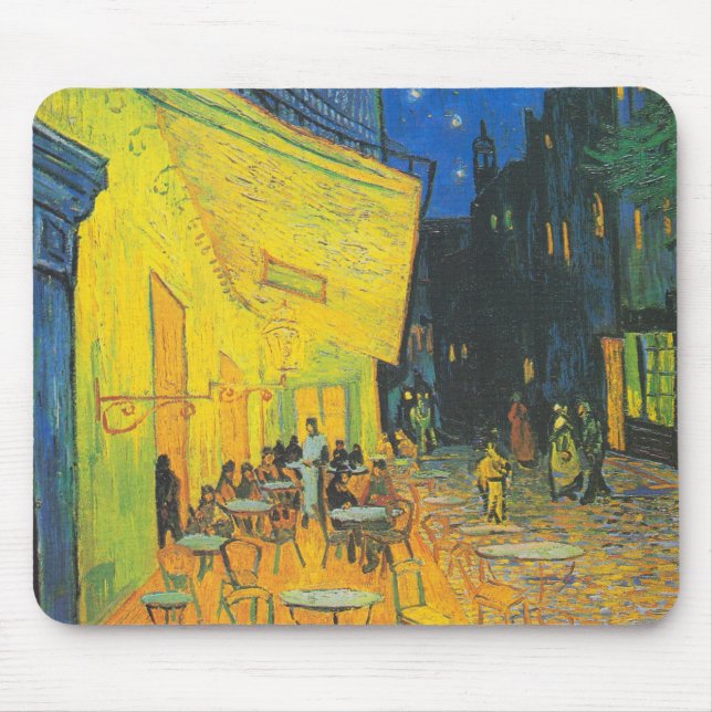 Van Gogh Kafé Terrass Fransk Gatuvy Musmatta (Framsidan)