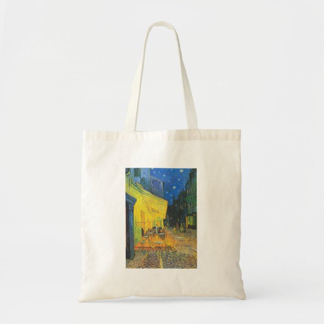 Van Gogh Kafé Terrass Fransk Gatuvy Tygkasse (Framsidan)