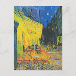 Van Gogh Kafé Terrass Fransk Gatuvy Vykort