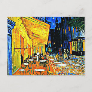 Van Gogh, kaféterrassen, place-du-forum, Vykort