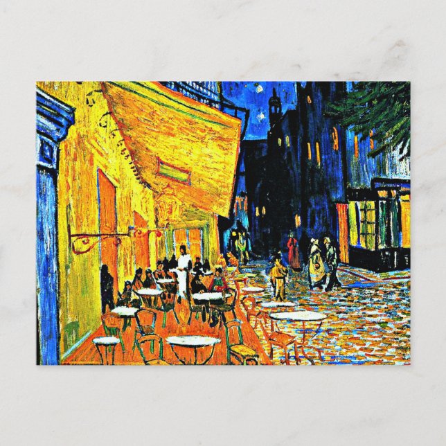 Van Gogh, kaféterrassen, place-du-forum, Vykort (Framsida)